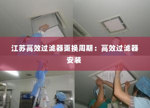 江苏高效过滤器更换周期:高效过滤器安装