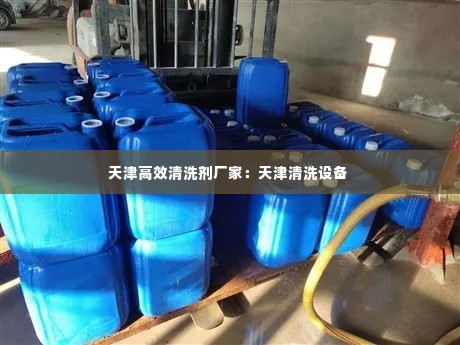 天津高效清洗剂厂家:天津清洗设备