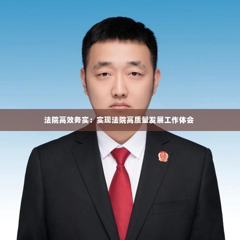 法院高效务实:实现法院高质量发展工作体会