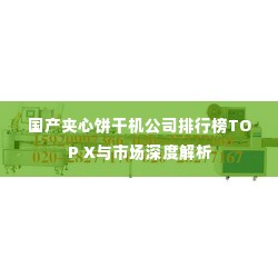 国产夹心饼干机公司排行榜TOP X与市场深度解析
