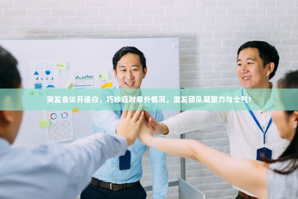 突发会议开场白,巧妙应对意外情况,激发团队凝聚力与士气!