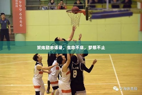 贺炜励志语录,生命不息,梦想不止