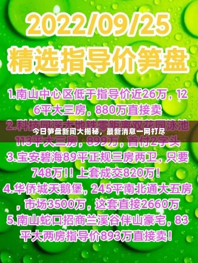 今日笋盘新闻大揭秘,最新消息一网打尽