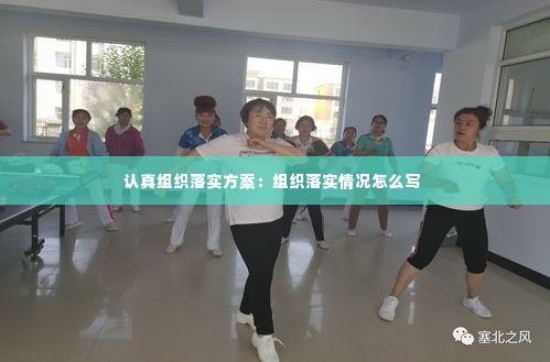 认真组织落实方案:组织落实情况怎么写