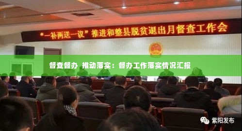 督查督办  推动落实:督办工作落实情况汇报
