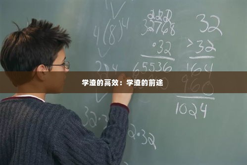 学渣的高效:学渣的前途