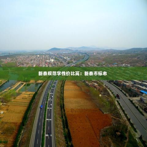 新泰规范字性价比高:新泰市标志