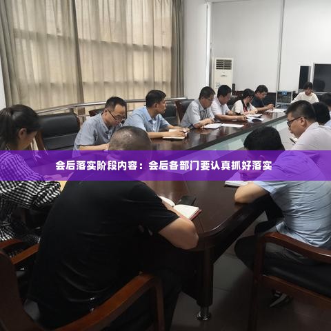 会后落实阶段内容:会后各部门要认真抓好落实