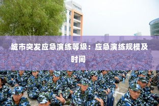 城市突发应急演练等级：应急演练规模及时间 