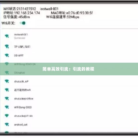 简单高效引流:引流的教程