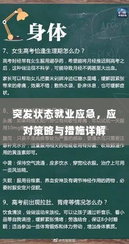 突发状态就业应急，应对策略与措施详解
