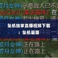 坠机独家直播视频下载:坠机画面