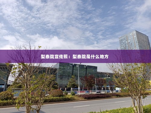 梨泰院宣传照:梨泰院是什么地方