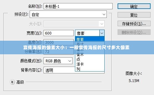 宣传海报的像素大小:一般宣传海报的尺寸多大像素