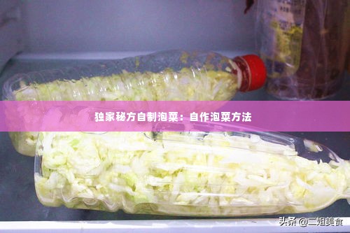 独家秘方自制泡菜:自作泡菜方法
