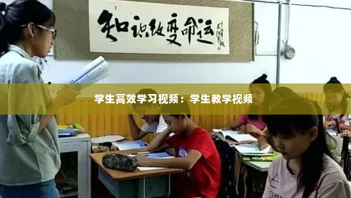 学生高效学习视频:学生教学视频