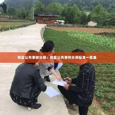 突发公共事故分级:突发公共事件分级标准一览表