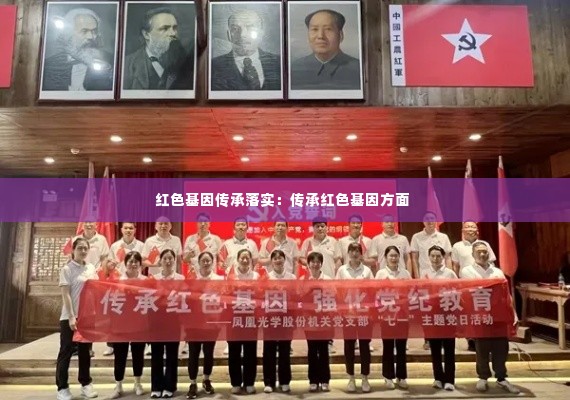 红色基因传承落实:传承红色基因方面