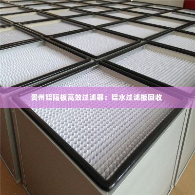 贵州铝隔板高效过滤器:铝水过滤板回收