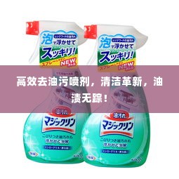 高效去油污喷剂,清洁革新,油渍无踪!