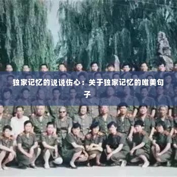 独家记忆的说说伤心:关于独家记忆的唯美句子