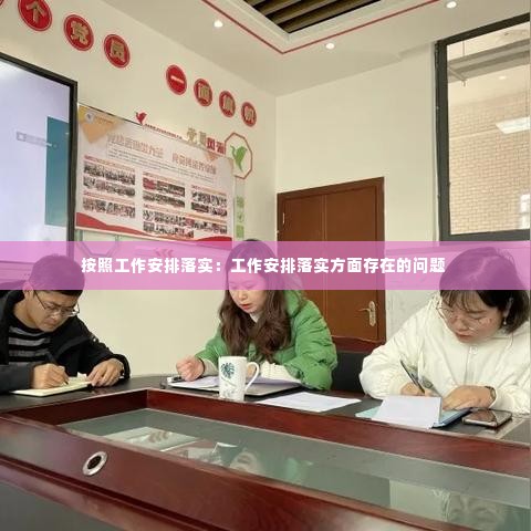 按照工作安排落实:工作安排落实方面存在的问题