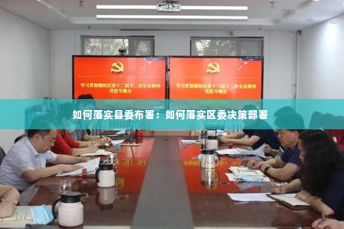 如何落实县委布署：如何落实区委决策部署 