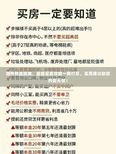 朔州购房指南，最新买房攻略一网打尽，实用建议助你购房无忧！