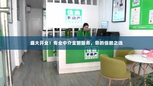 盛大开业!专业中介全新服务,您的信赖之选