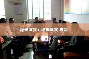稳妥落实：稳妥落实 攻坚 
