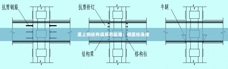 梁上钢柱构造规范标准：钢梁柱连接 