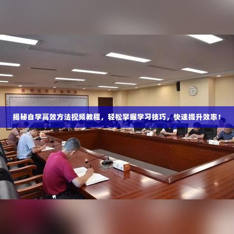 揭秘自学高效方法视频教程,轻松掌握学习技巧,快速提升效率!
