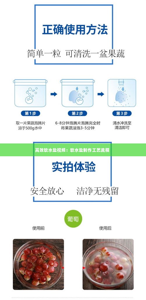 高效软水盐视频:软水盐制作工艺流程