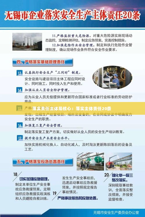 落实责任主体是核心:落实主体责任20条