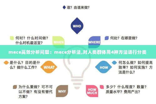 mece高效分析问题:mece分析法,对人类群体用4种方法进行分类