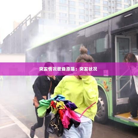 突发情况歌曲原唱:突发状况