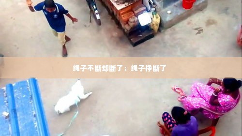 绳子不断却断了：绳子挣断了 