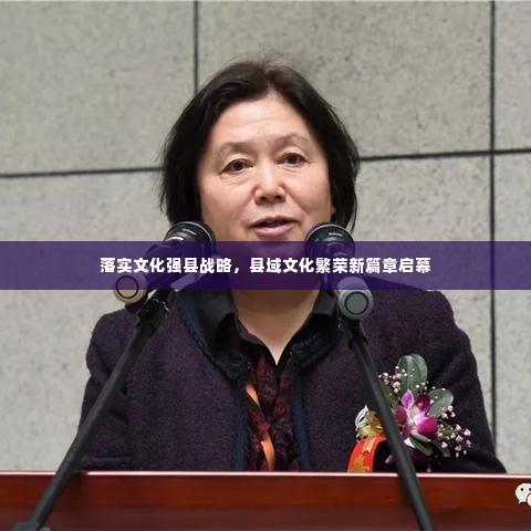 落实文化强县战略,县域文化繁荣新篇章启幕