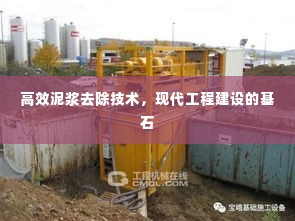高效泥浆去除技术，现代工程建设的基石