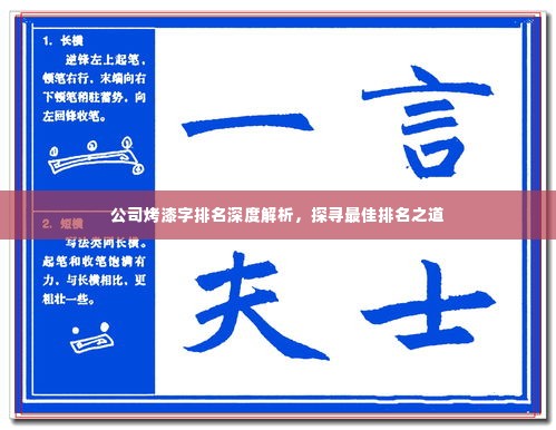 公司烤漆字排名深度解析,探寻最佳排名之道