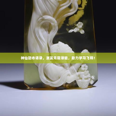 神仙励志语录,激发无限潜能,助力学习飞翔!