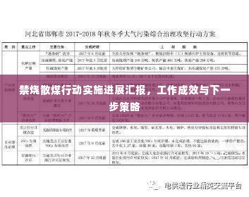 禁烧散煤行动实施进展汇报,工作成效与下一步策略