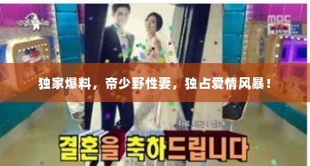 独家爆料，帝少野性妻，独占爱情风暴！