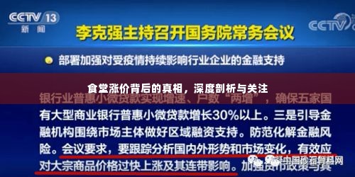 食堂涨价背后的真相,深度剖析与关注
