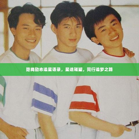 隐晦励志追星语录,星途璀璨,同行追梦之路