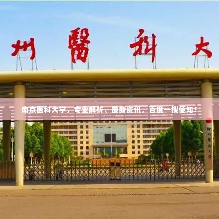 南京医科大学,专业解析、最新资讯,百度一搜便知!