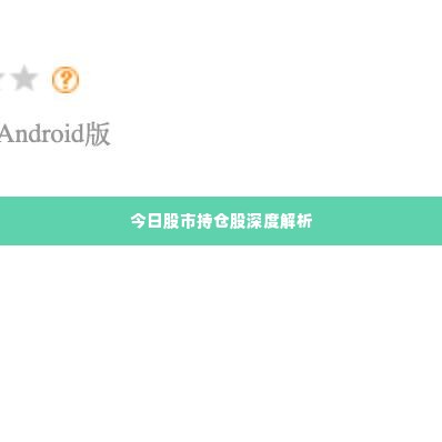 今日股市持仓股深度解析