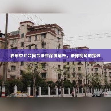 独家中介合同合法性深度解析,法律视角的探讨