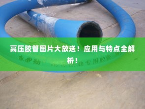 高压胶管图片大放送！应用与特点全解析！