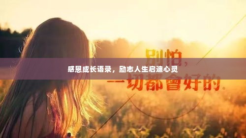 感恩成长语录,励志人生启迪心灵